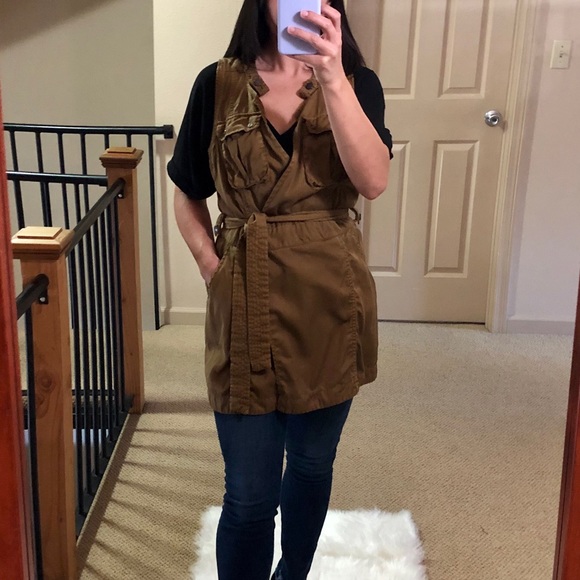 Free People | Utility Sleeveless Wrap Vest - Picture 2 of 15